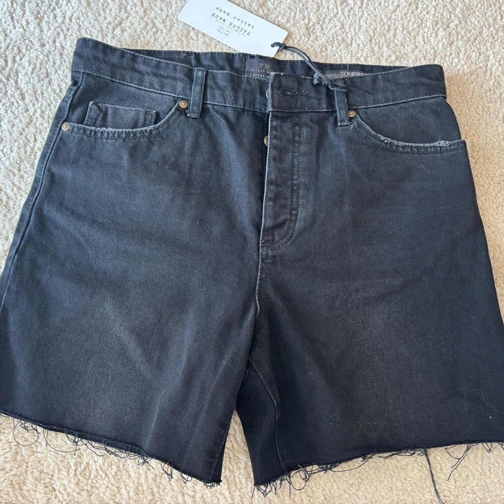 TaylorMade Black Jean Shorts jhorts